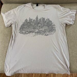 Chris Deighan Columbus Skyline T Shirt